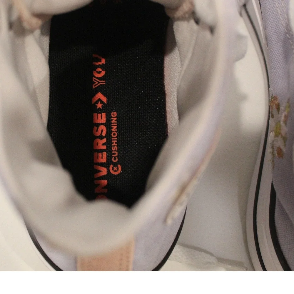 Converse Chuck Taylor All Star Platform Embroidered‎ Floral High Top  Womens 6.5 - Picture 13 of 14